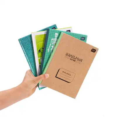 Brulion A5 kratka 80k biologia Interdruk
