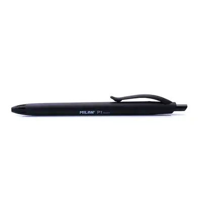 Długopis automatyczny Milan P1 Rubber Touch czarny
