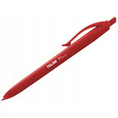 Długopis automatyczny Milan P1 Rubber Touch czerwony