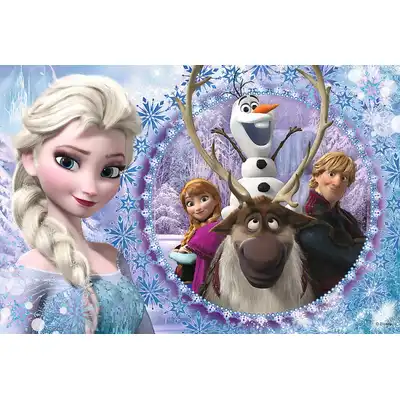 Puzzle Przyjaciele z Krainy Lodu Frozen 60 elementów Trefl