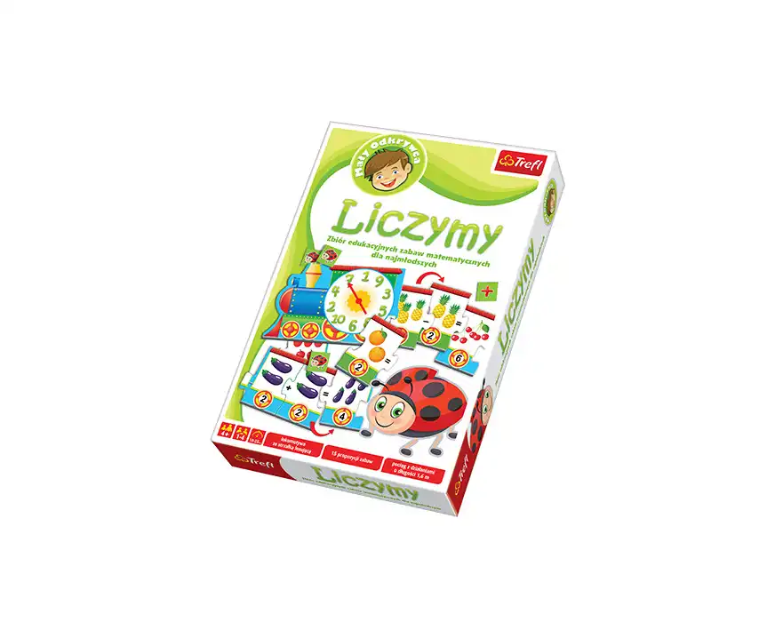 Gra dla najmłodszych  edukacyjne układank Kolory i kształty Trefl