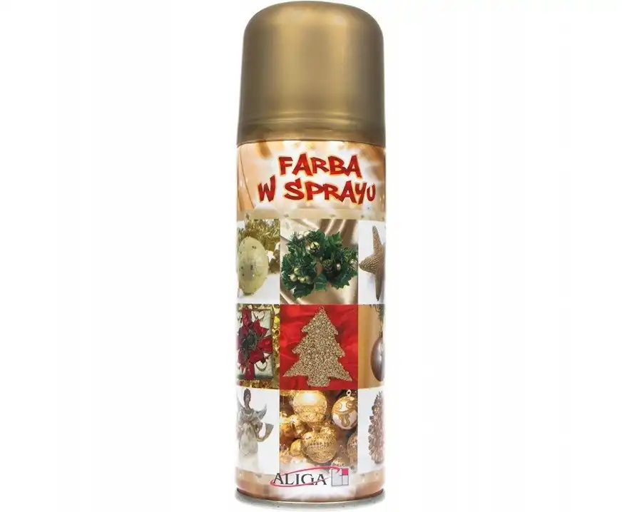 Brokat w sprayu 250ml Aliga złoty
