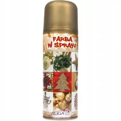 Brokat w sprayu 250ml Aliga złoty