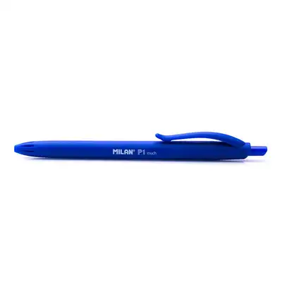Długopis automatyczny Milan P1 Rubber Touch niebieski