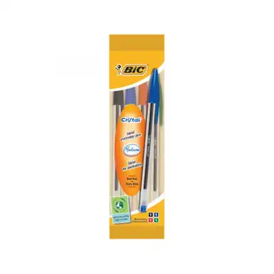 Długopis Bic Cristal zestaw 4 kolory