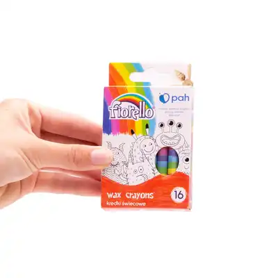 Kredki woskowe 16 kolorów dla dzieci