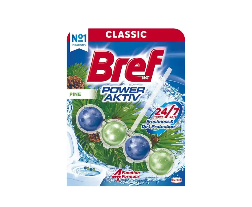 Kostka toaletowa WC Bref Power Active Pine