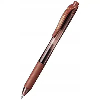 Pióro kulkowe Pentel BL107 Energel 0.7mm brązowy