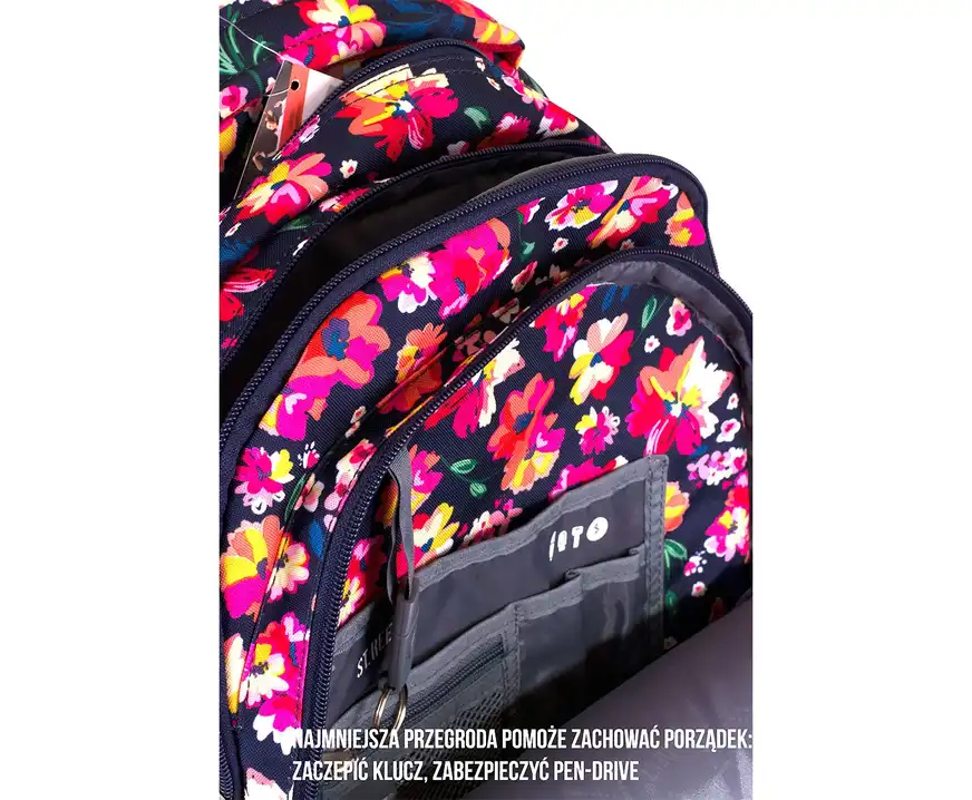 Plecak na kółkach Street Flowers 1 TB-01