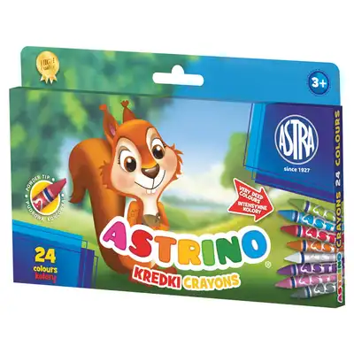 Kredki Astra Astrino 24 kolory
