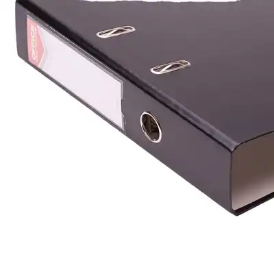 Segregator A4 szeroki 75mm z szyną Office Line czarny