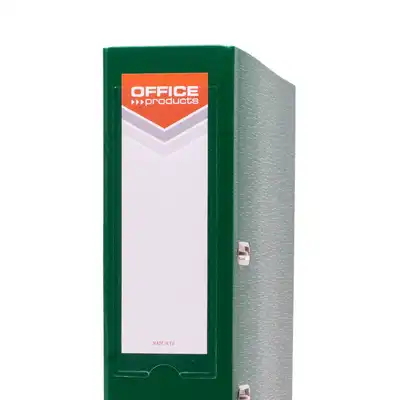 Segregator A4 szeroki 75mm z szyną Office Line zielony
