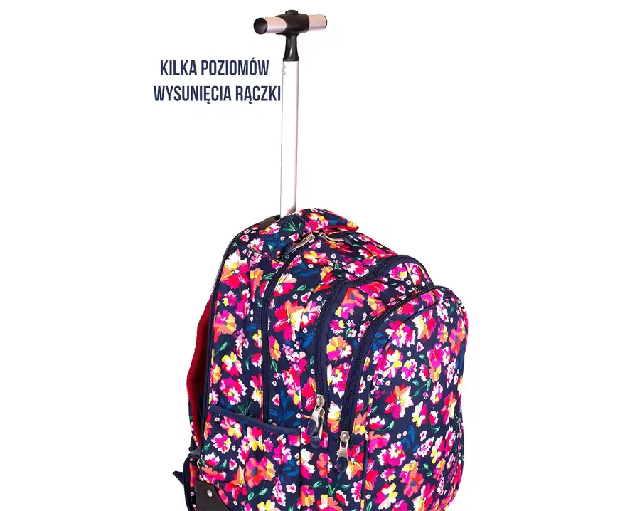 Plecak na kółkach Street Flowers 1 TB-01