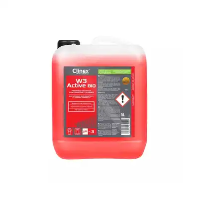 Preparat do mycia sanitariatów i łazienek Clinex W3 Active Bio 5L