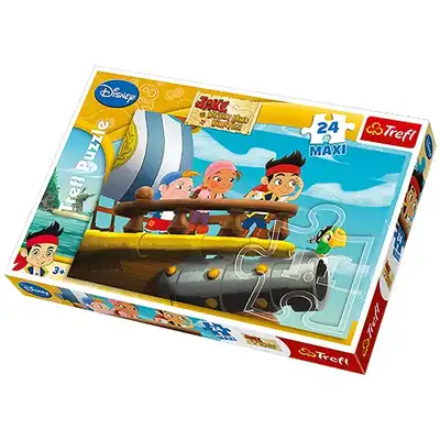 Puzzle 24 maxi Jake i piraci z Nibylandii Trefl