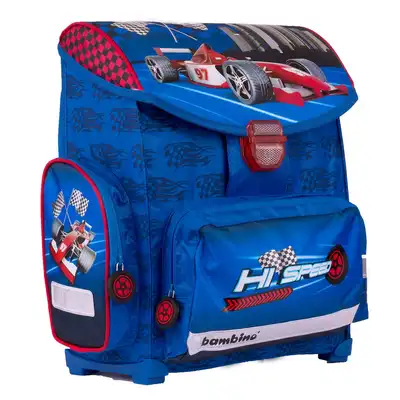 Tornister szkolny Bambino Racing Car Wyścigówka Premium