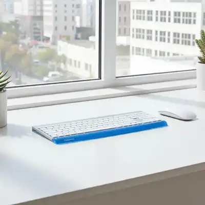 Podkładka żelowa przed klawiaturę Fellowes Crystal