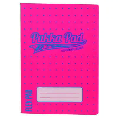Zeszyt Pukka Pad A5 w kratkę 60 kartek Flex Neon różowy
