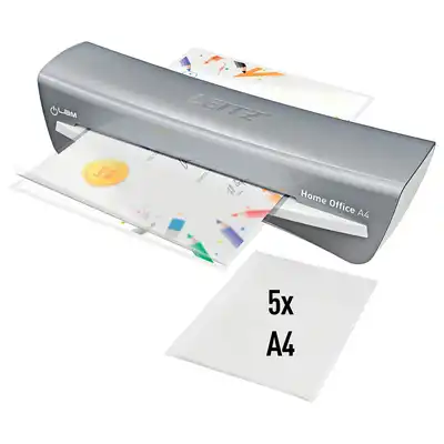Laminator A4 Leitz iLAM Home Office szary