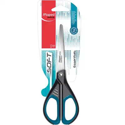 Nożyczki biurowe 17cm symetryczne soft Essentials Maped