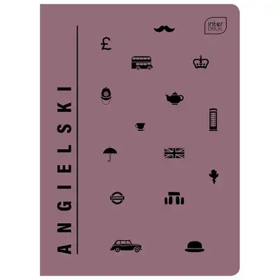 Zeszyt A5 60 kartek język angielski Interdruk