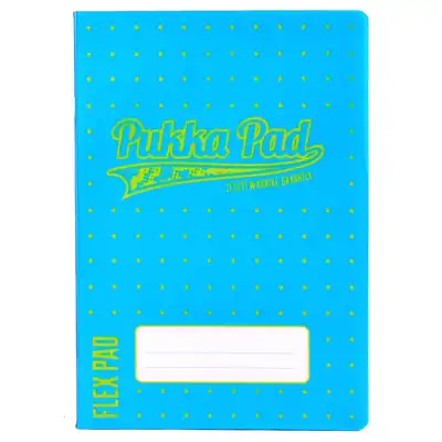 Zeszyt Pukka Pad A5 w kratkę 60 kartek Flex Neon niebieski