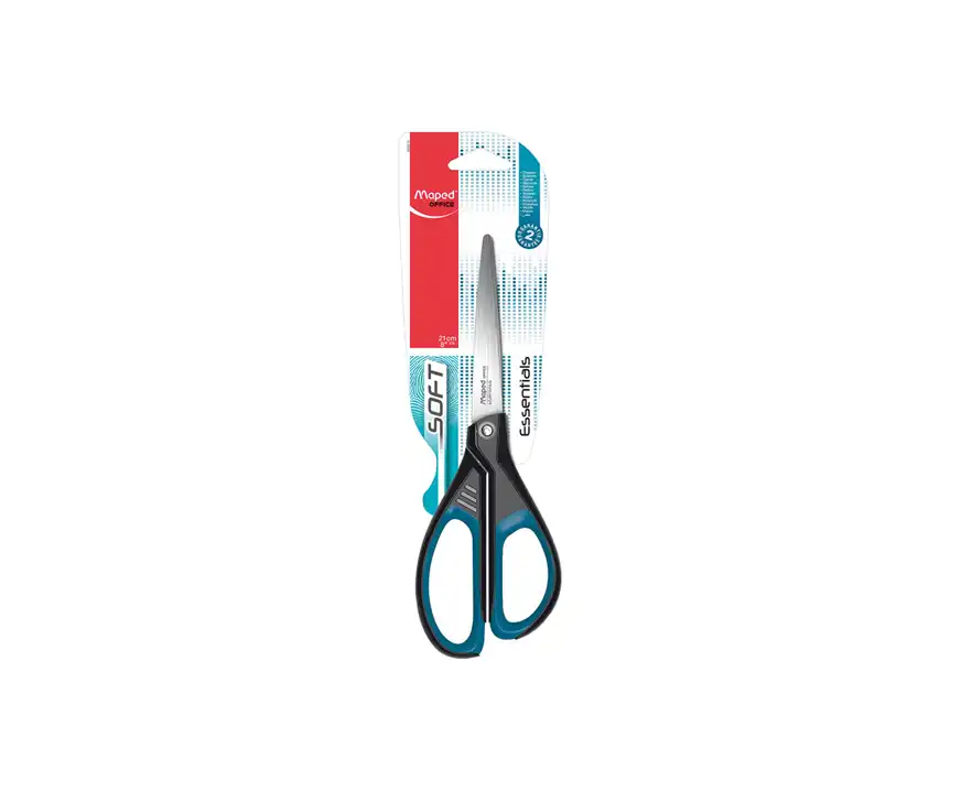 Nożyczki biurowe 21cm asymetryczne soft Essentials Maped