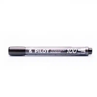 Marker permanentny Pilot 100 końcówka okrągła czarny