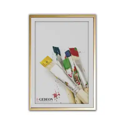 Ramka na zdjęcia A4 plastikowa 21x29.7cm złoty