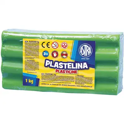 Plastelina Astra 1kg  jasnozielony