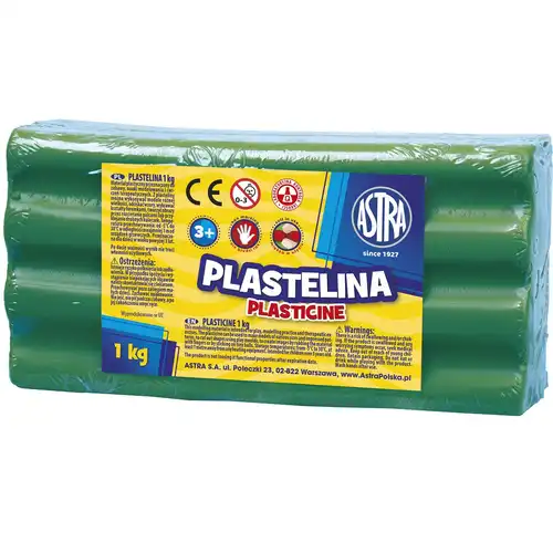 Plastelina Astra 1kg  zielony