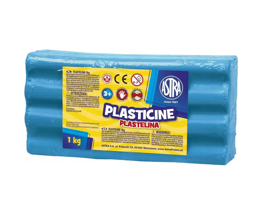 Plastelina Astra 1kg  jasnoniebieski
