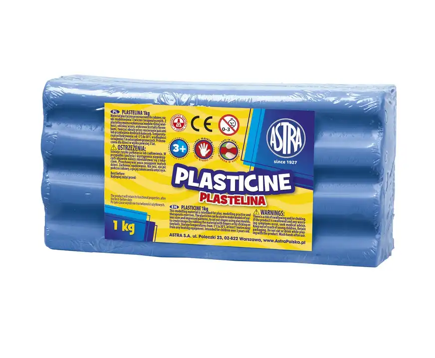 Plastelina Astra 1kg  niebieski