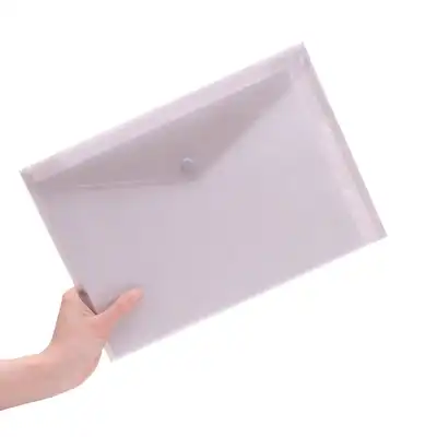 Teczka kopertowa na zatrzask Panta Plast Tai Chi A4 srebrny