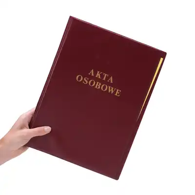 Teczka do akt osobowych Panta Plast  bordowy