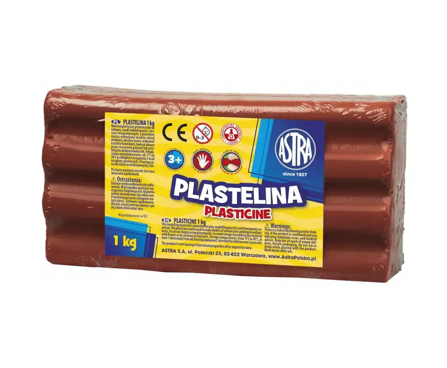 Plastelina Astra 1kg  cynamonowy
