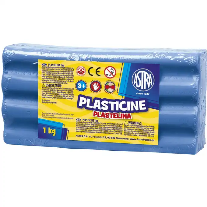 Plastelina Astra 1kg  niebieski