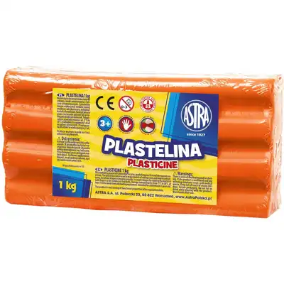 Plastelina Astra 1kg  pomarańczowy