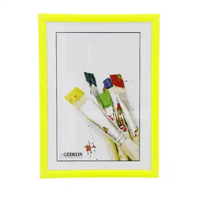 Ramka na zdjęcia A4 plastikowa 21x29.7cm żółty