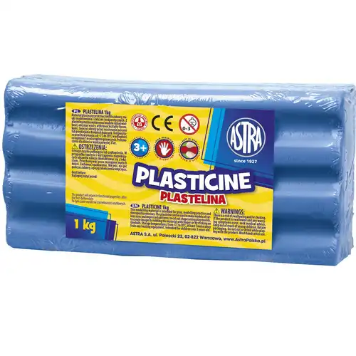 Plastelina Astra 1kg  niebieski