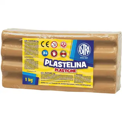 Plastelina Astra 1kg  jasnobrązowy