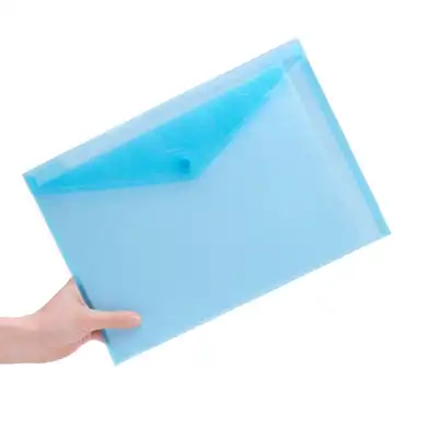 Teczka kopertowa na zatrzask Panta Plast Tai Chi A4 niebieski
