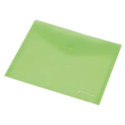Teczka kopertowa na zatrzask Panta Plast A4  zielony