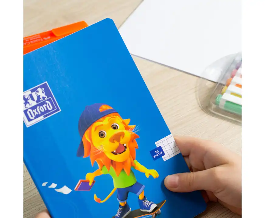 Zeszyt Oxford A5 w kratkę 16 kartek Lion