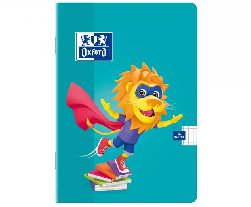 Zeszyt Oxford A5 w kratkę 16 kartek Lion