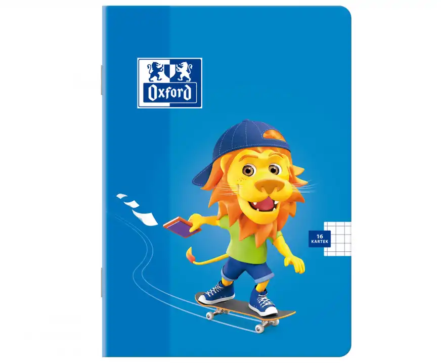 Zeszyt Oxford A5 w kratkę 16 kartek Lion