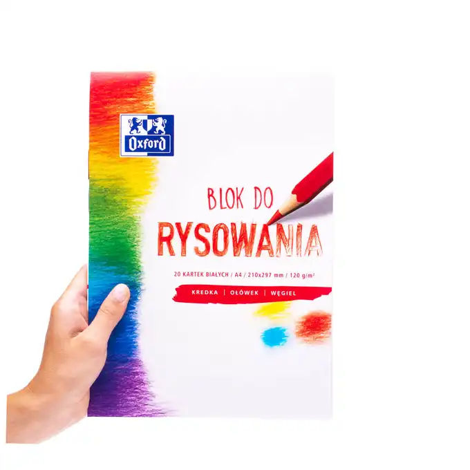Blok rysunkowy A4 20 kartek Oxford