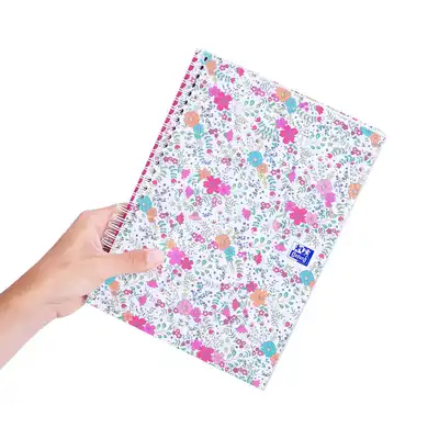 Kołobrulion B5 60 kartek Oxford Floral