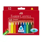 Kredki świecowe Faber Castell trójkątne 12 kolorów