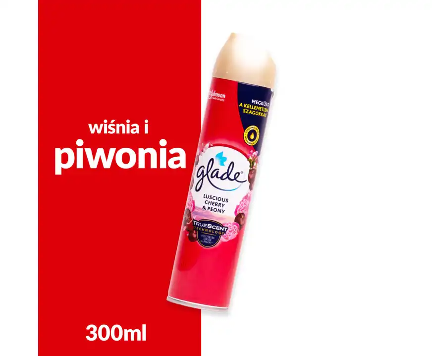 Odświeżacz powietrza Glade by Brise spray wiśnia i piwonia